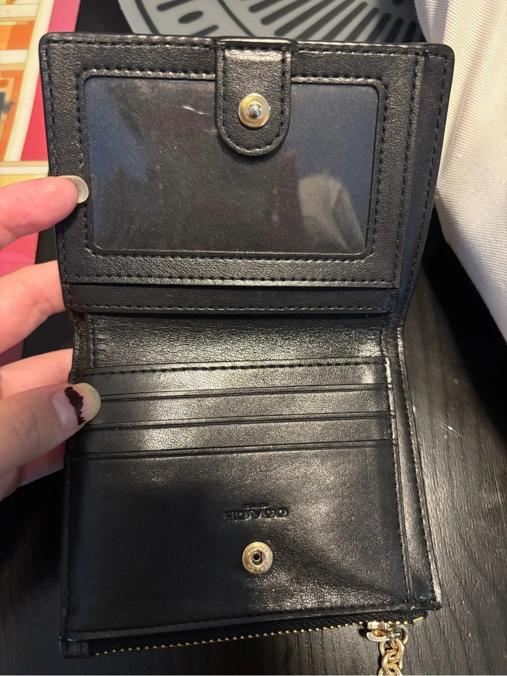 Coach compact card